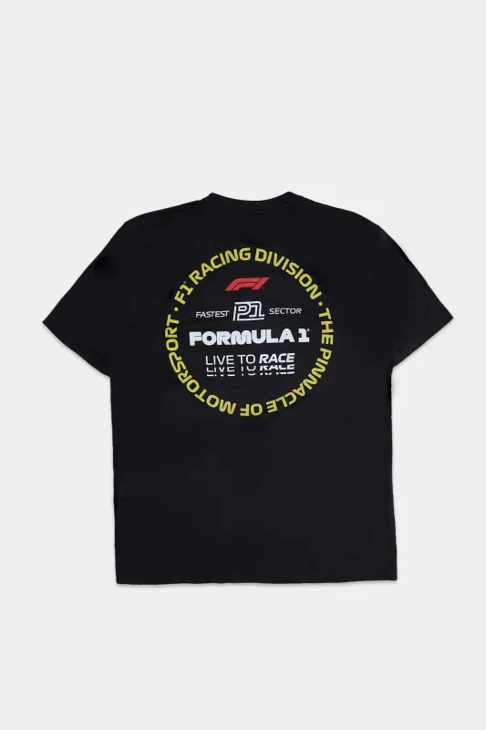 Mens Formula 1 We Race T-Shirt sold by West49