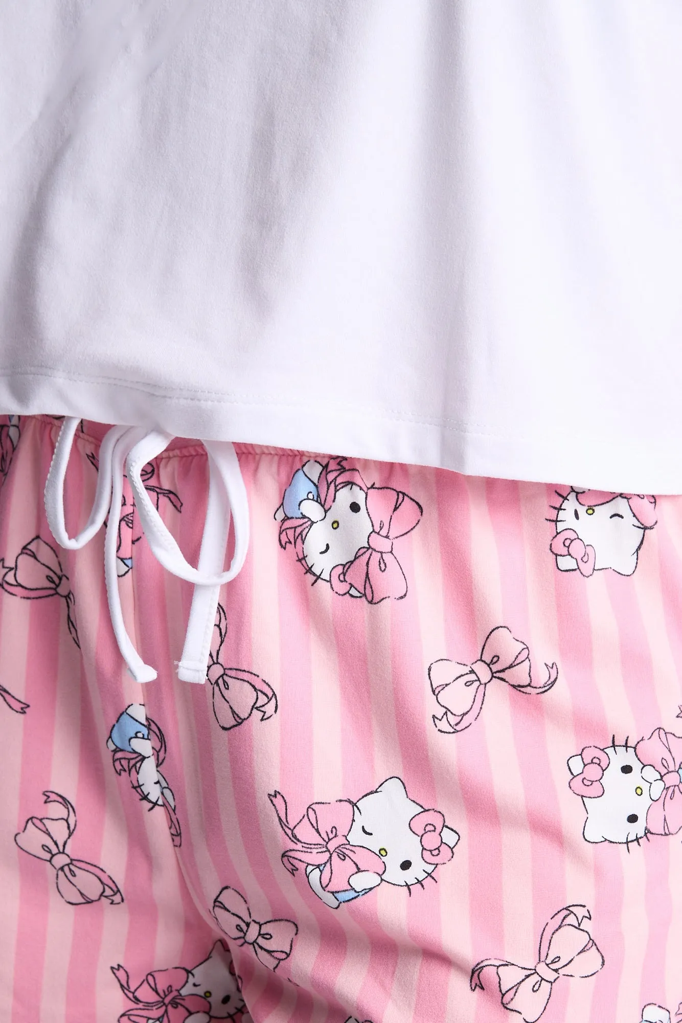Hello Kitty Bow 2-Piece Pajama Tee & Short Set sold by West49 product image thumbnail 5