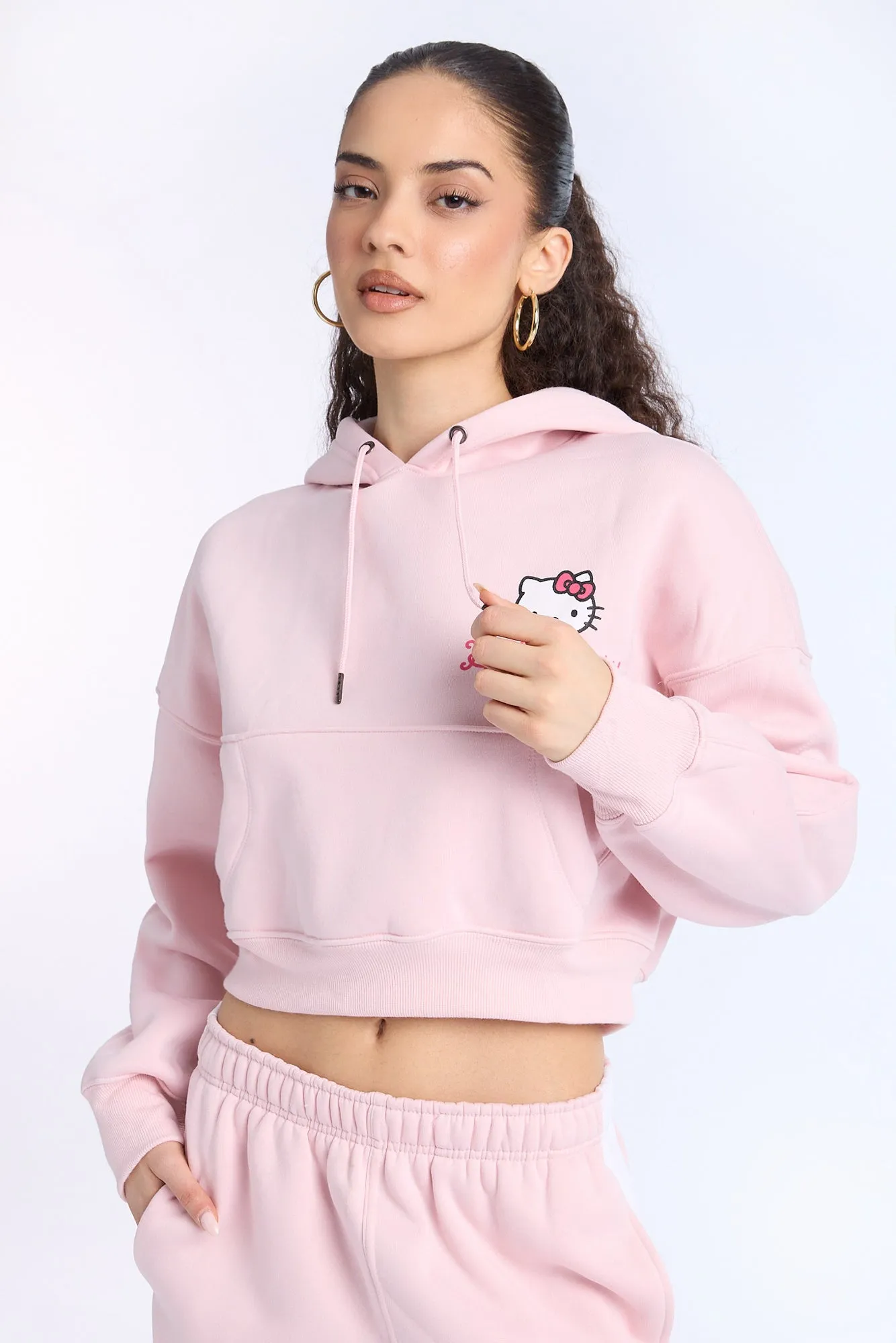 Haut à capuchon à coupe courte Hello Kitty sold by West49 product image thumbnail 2