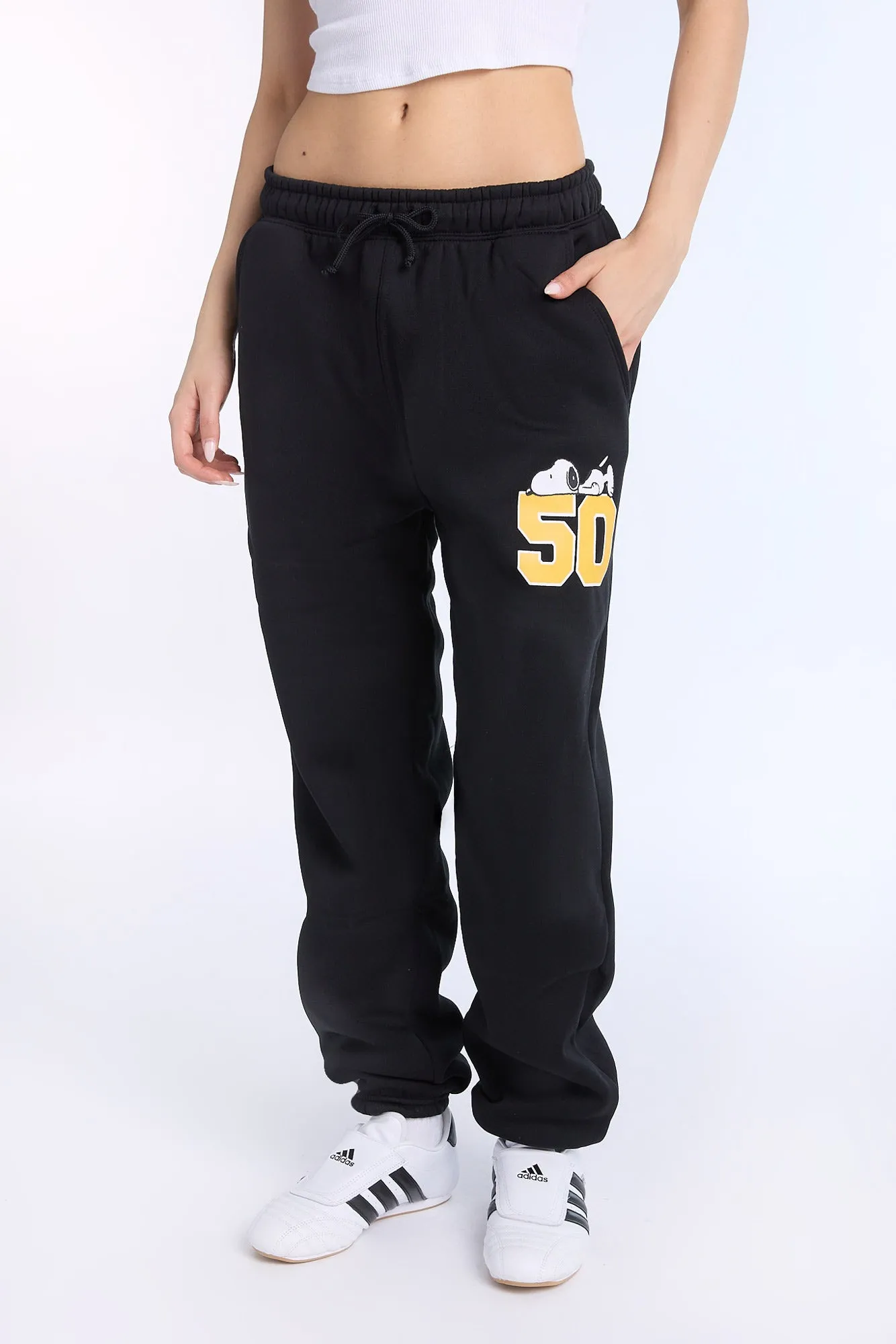 Jogger en molleton imprimé 50 Peanuts sold by West49