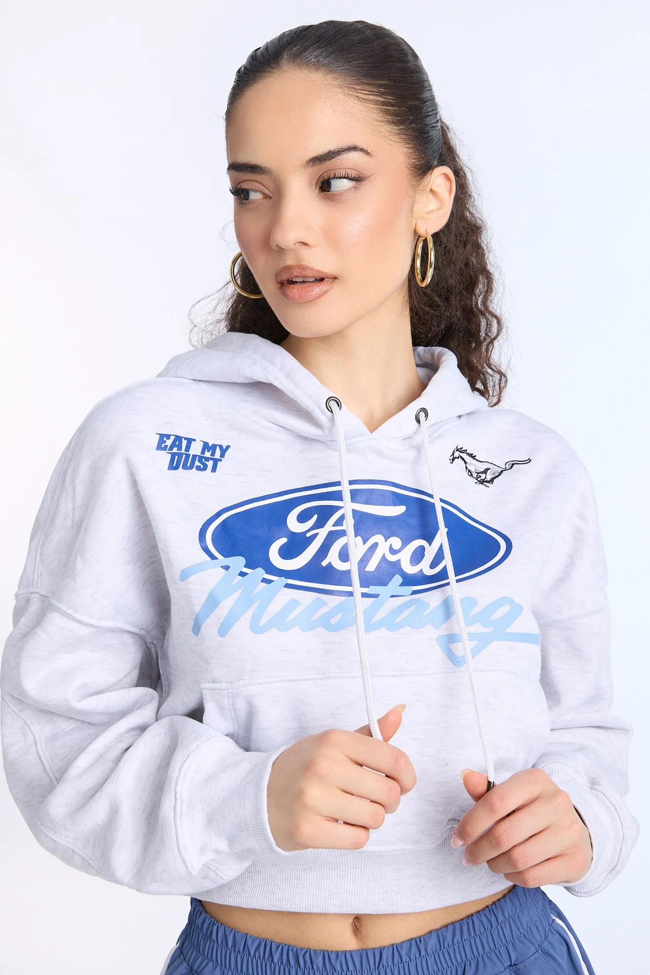 Ford Mustang Cropped Hoodie sold by West49 product image thumbnail 2