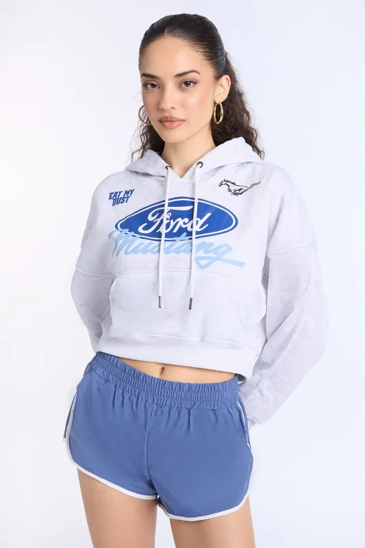 Ford Mustang Cropped Hoodie sold by West49