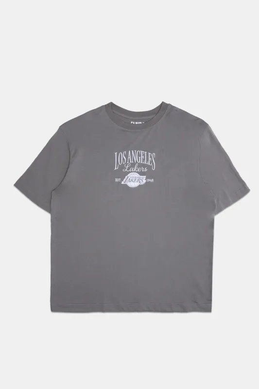 Mens LA Lakers Embroidered Graphic T-Shirt sold by West49
