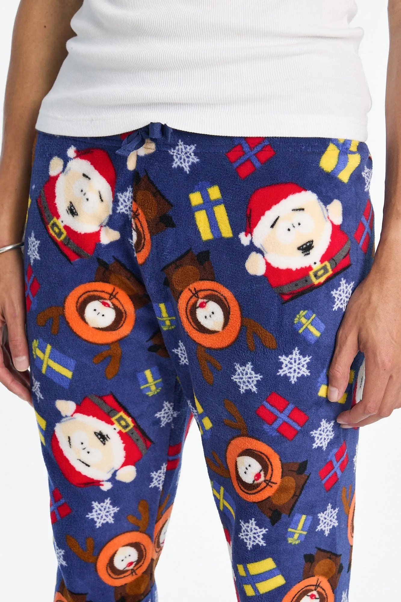 Pantalon de pyjama en peluche imprimé de Noël South Park homme sold by West49 product image thumbnail 2