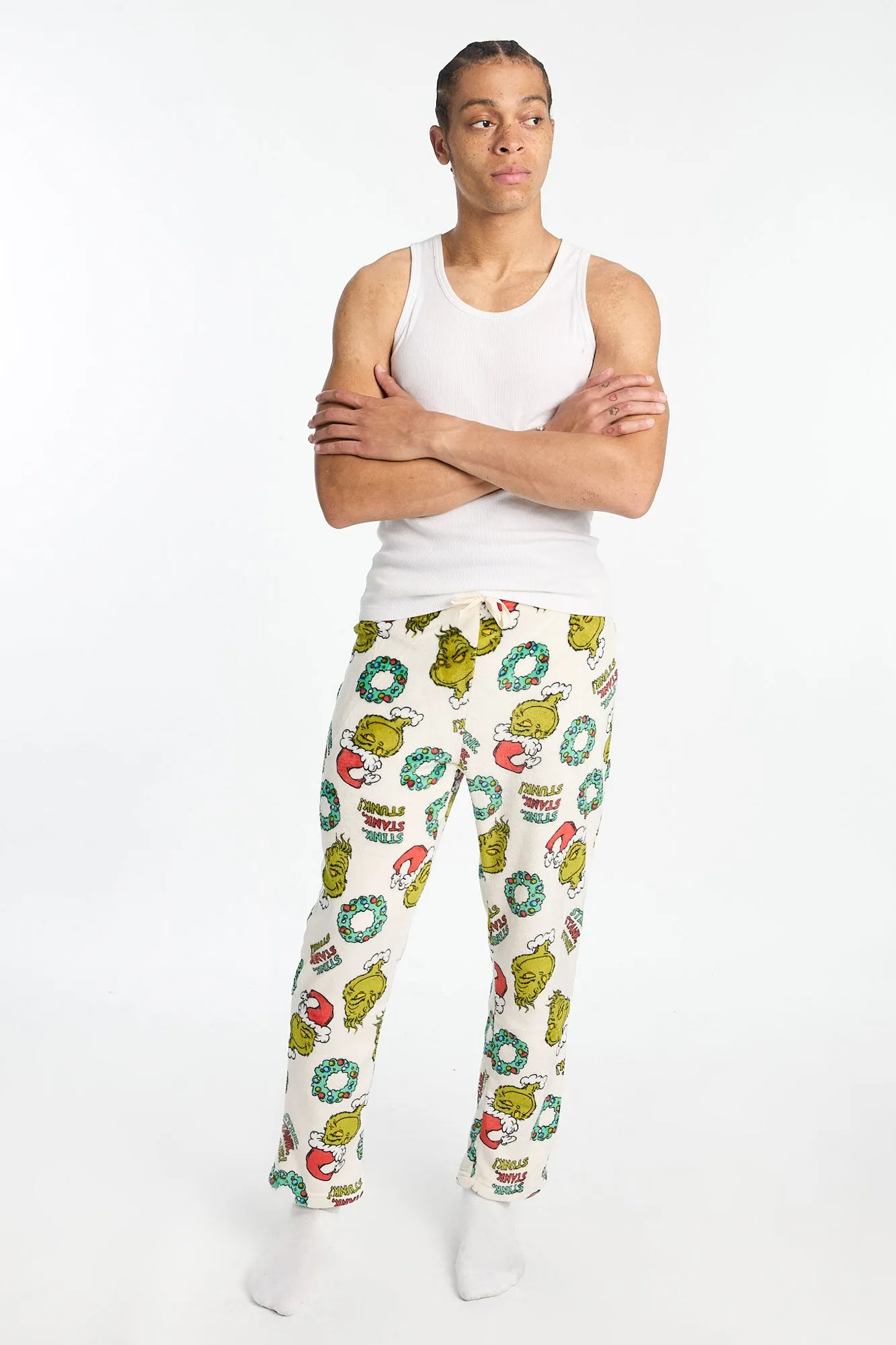 Pantalon de pyjama en peluche Stink, Stank, Stunk! The Grinch homme sold by West49 product image thumbnail 4