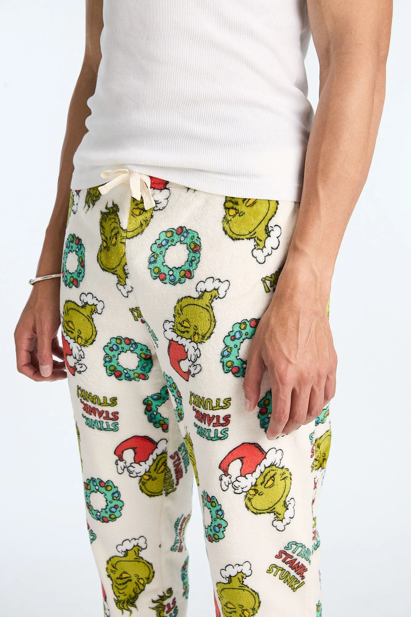Pantalon de pyjama en peluche Stink, Stank, Stunk! The Grinch homme sold by West49 product image thumbnail 2