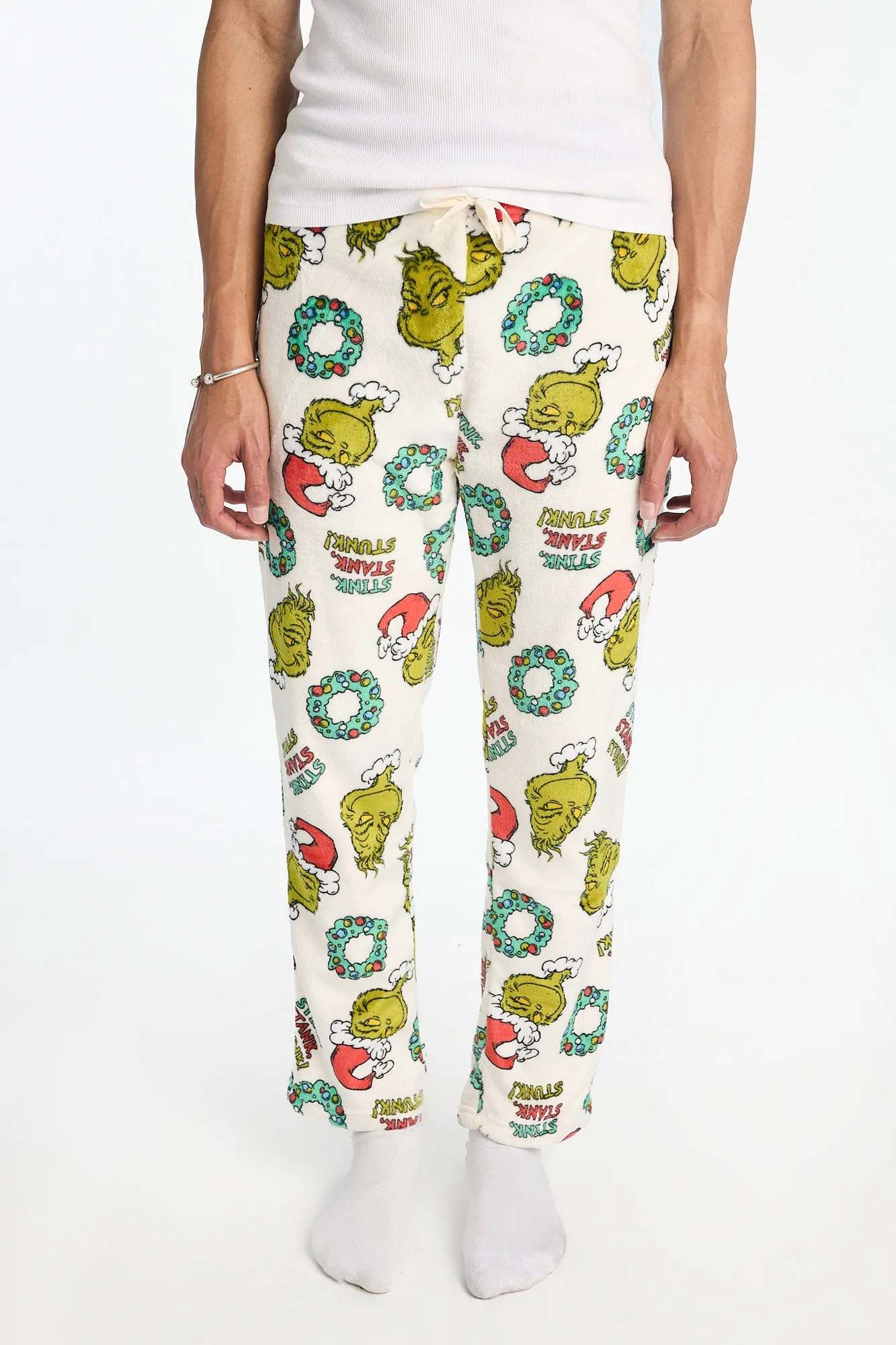 Pantalon de pyjama en peluche Stink, Stank, Stunk! The Grinch homme sold by West49