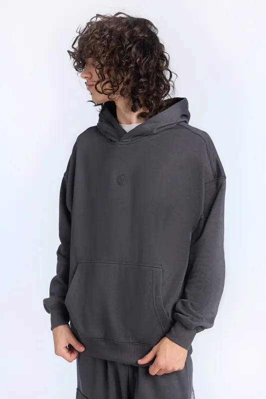 Zoo York Mens Tonal Logo Boxy Hoodie made by Zoo York