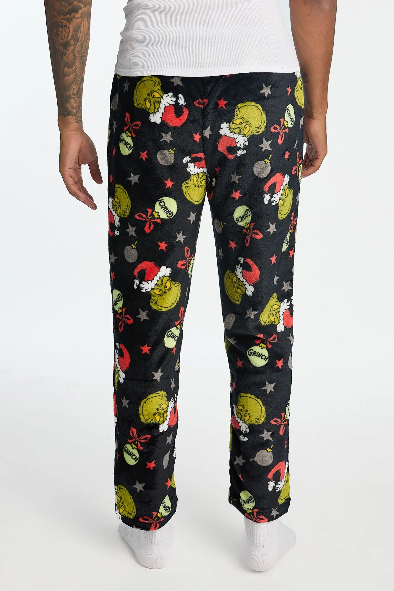 Mens The Grinch Ornaments Plush Pajama Pant sold by West49 product image thumbnail 3
