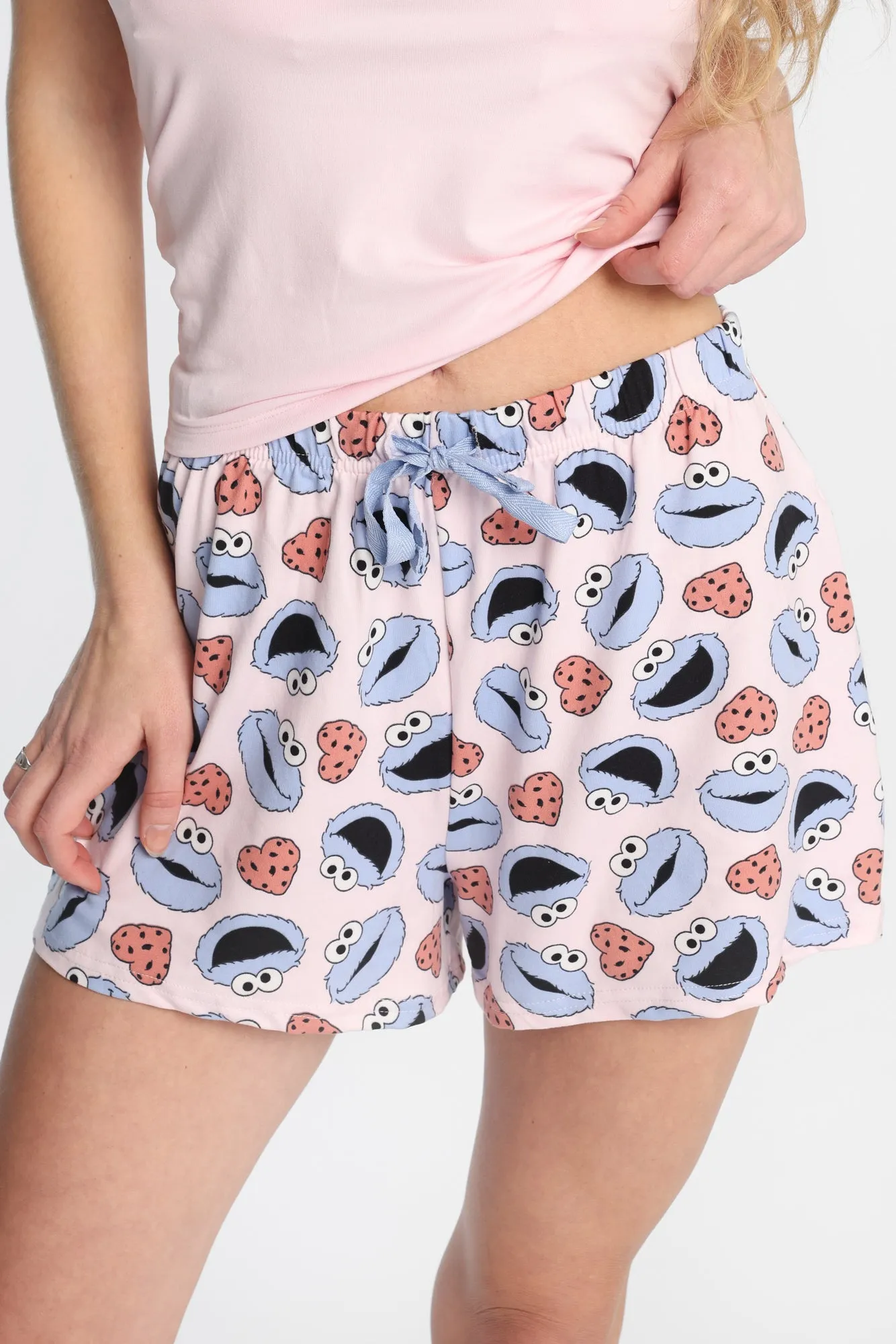 Cookie Monster Super Soft Pajama Cami And Shorts 2-Piece Set sold by West49 product image thumbnail 5