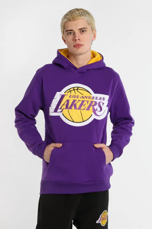 Los Angeles Lakers Chenille Contrast Hoodie sold by West49