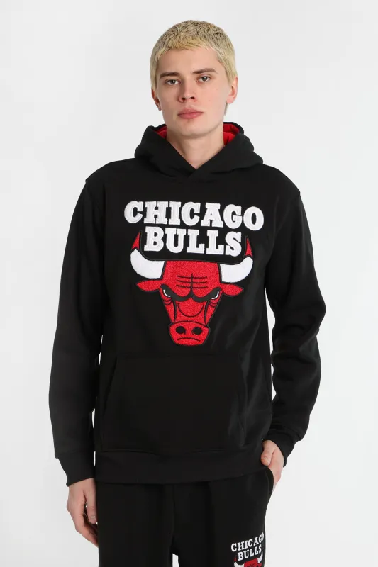 Chicago Bulls Chenille Contrast Hoodie sold by West49