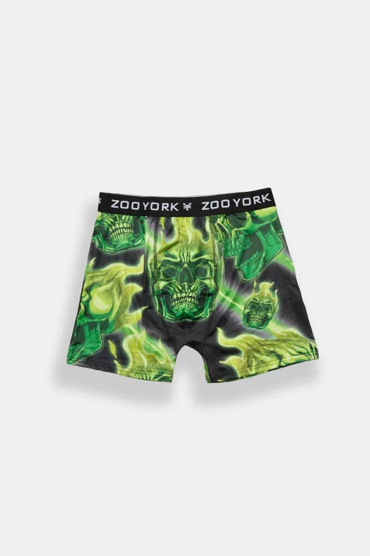 Zoo York Green Skulls Boxer Brief made by Zoo York