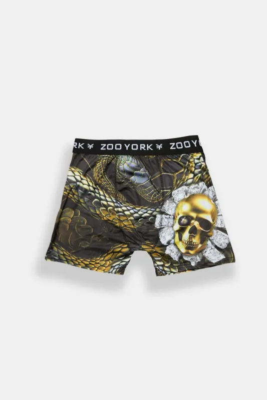 Zoo York Golden Snake & Skull Boxer Brief made by Zoo York