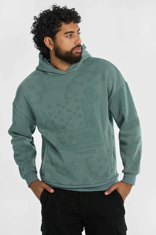 Haut à capuchon à motif paisley Crooks & Castles homme sold by West49