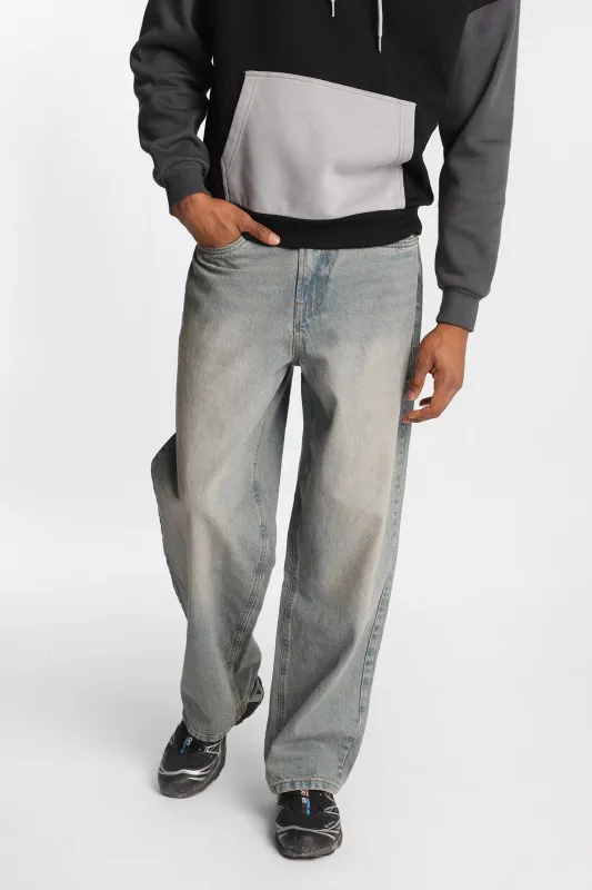 Baggy Medium Stonewash Jeans sold by West49