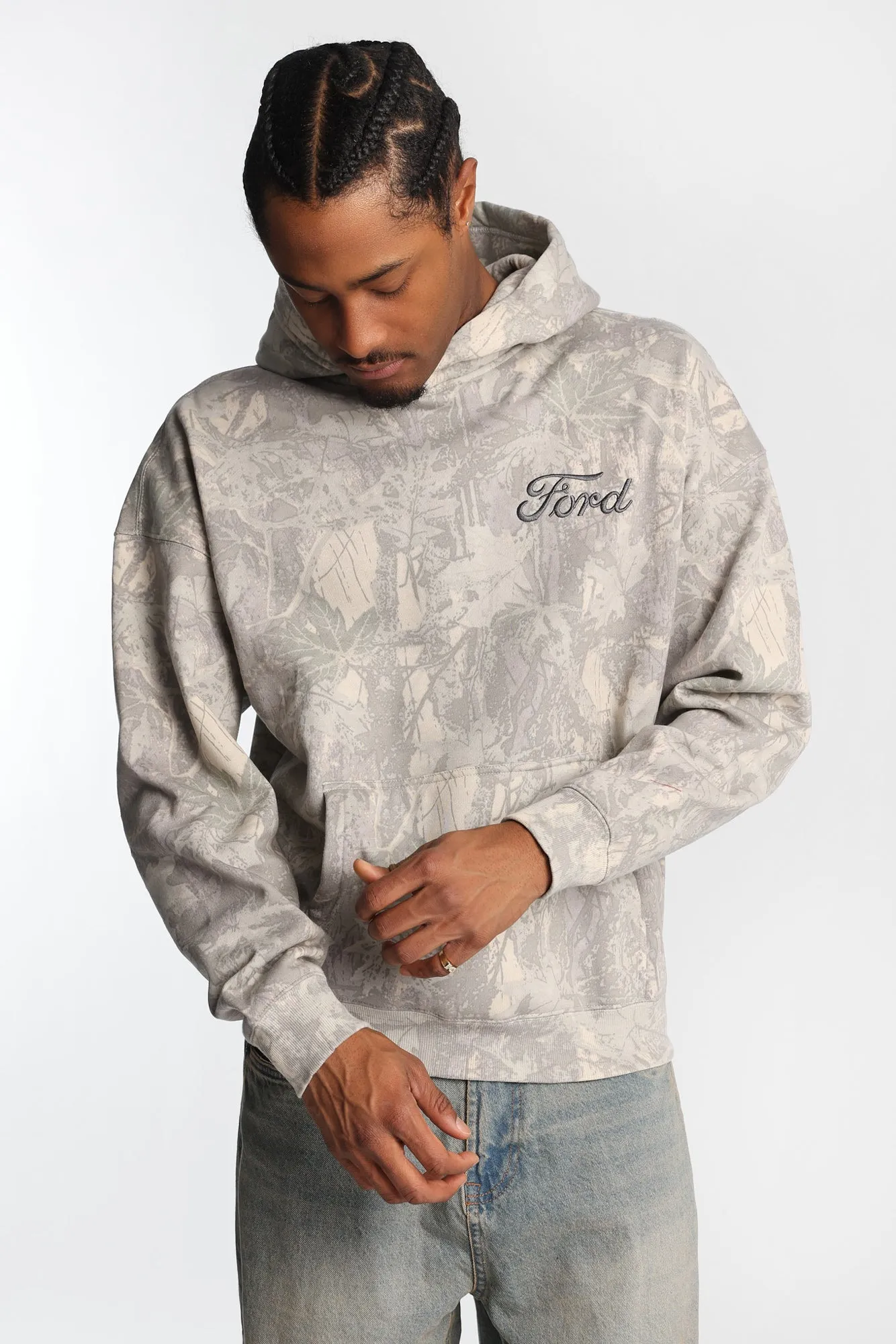 Ford F150 Tree Camouflage Embroidered Hoodie sold by West49 product image thumbnail 3