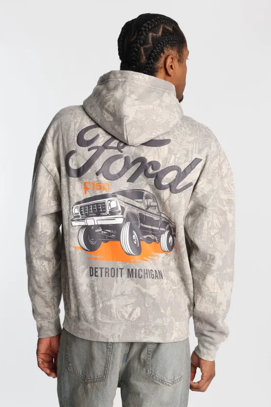 Ford F150 Tree Camouflage Embroidered Hoodie sold by West49
