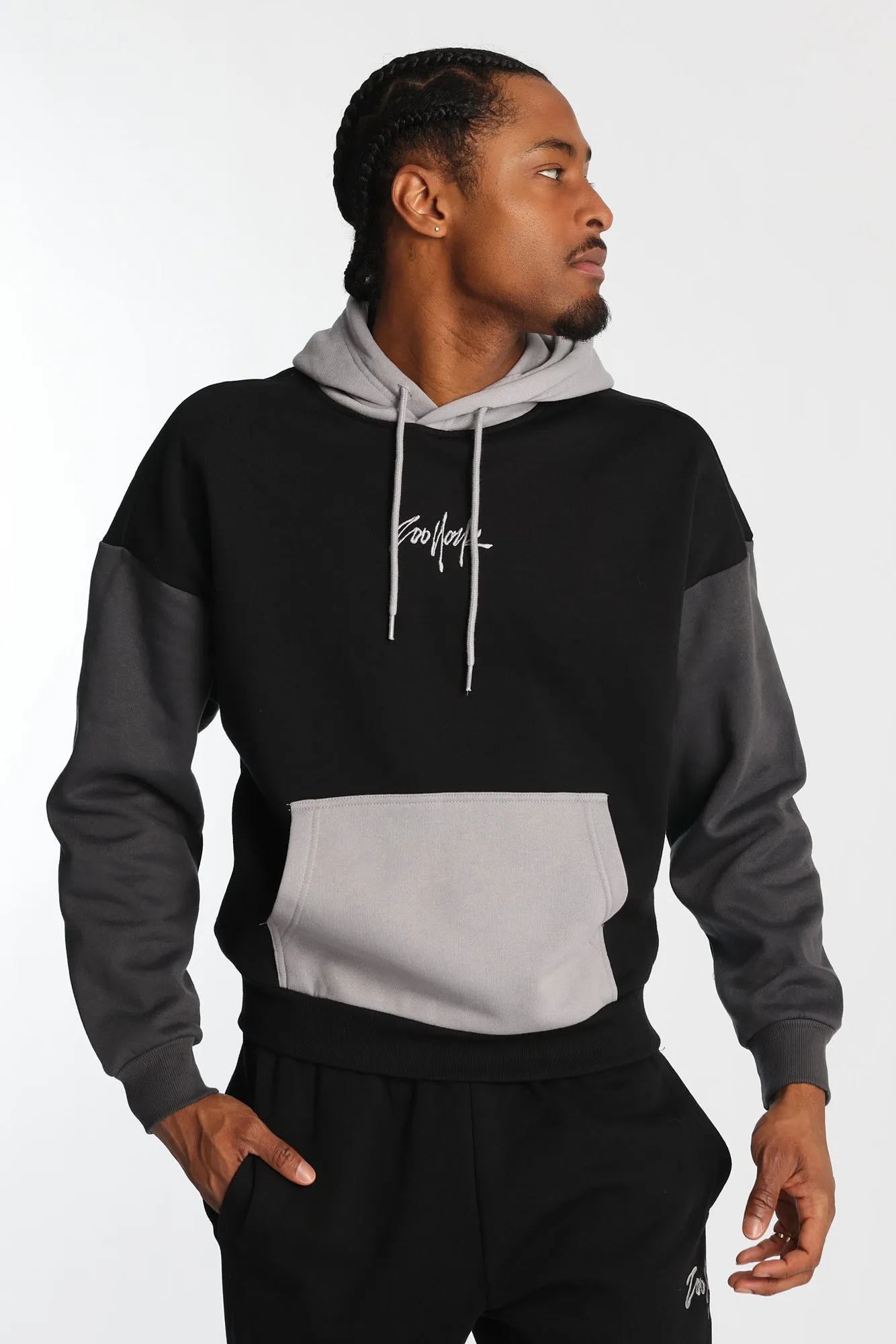 Zoo York Embroidered Colour Block Hoodie sold by West49 product image thumbnail 2