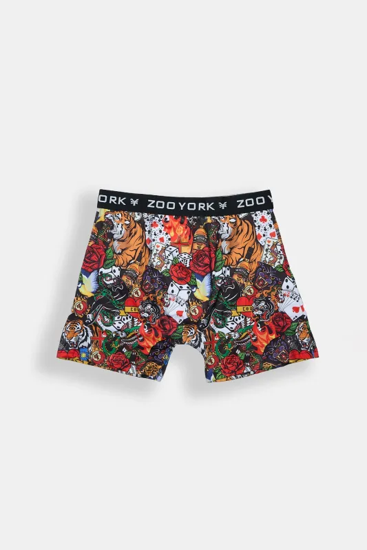 Zoo York Tiger & Dice Boxer Brief sold by West49