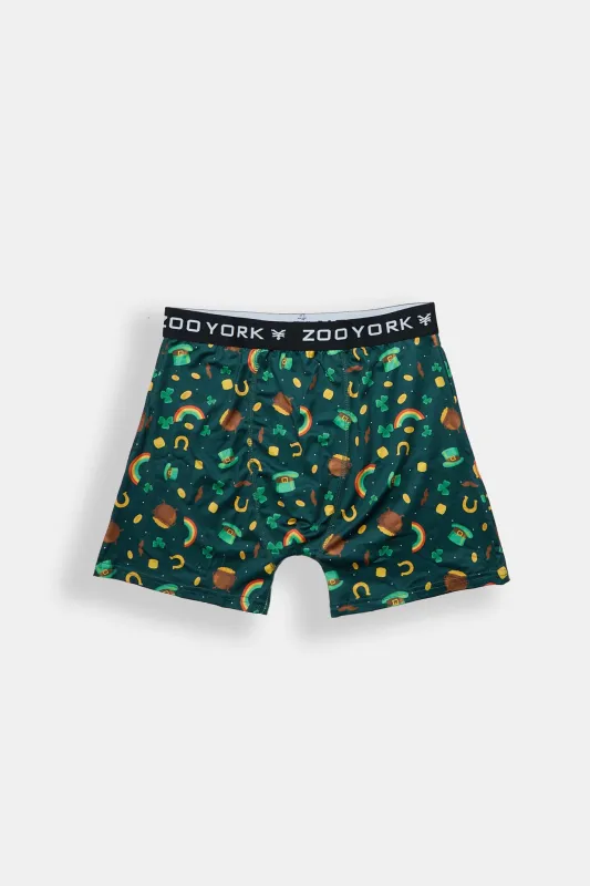 Caleçon boxeur imprimé porte-bonheur de la Saint-Patrick Zoo York sold by West49