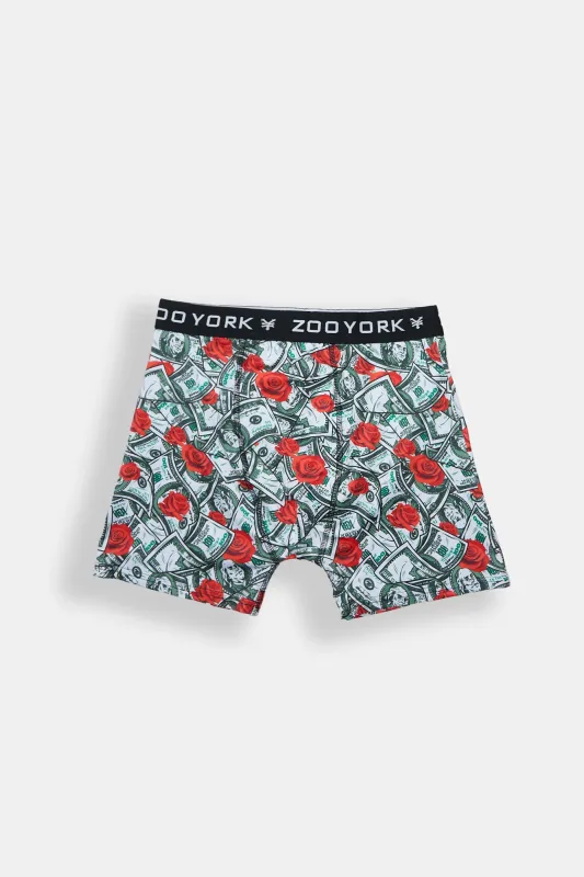 Zoo York Money & Roses Boxer Brief sold by West49