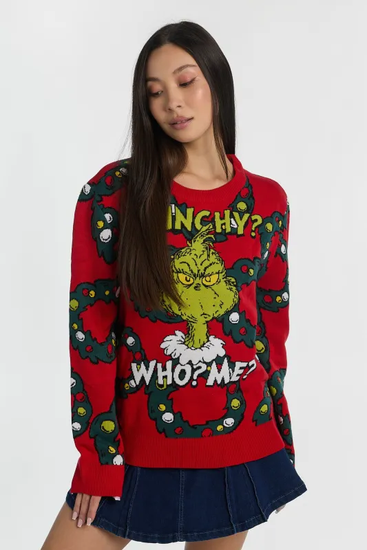 Chandail ras du cou imprimé grinchy The Grinch sold by West49