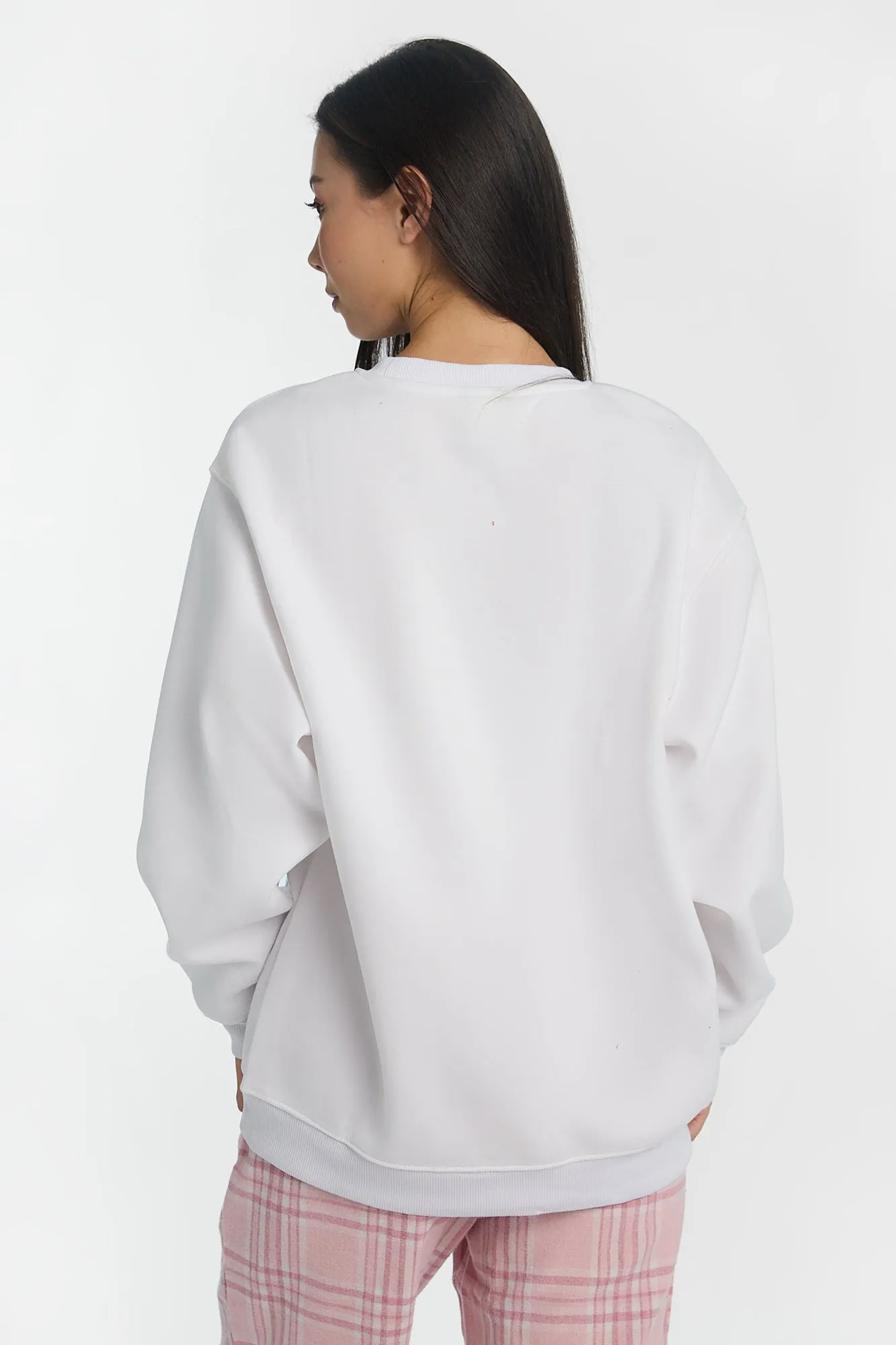 Sweatshirt à col ras du cou imprimé sapin de Noël Peanuts Snoopy sold by West49 product image thumbnail 3