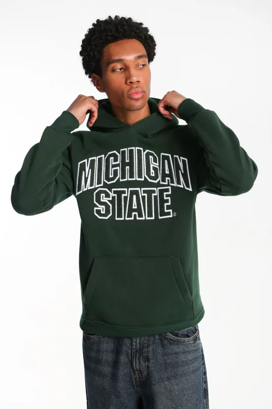 Haut à capuchon logo chenille Michigan State University sold by West49