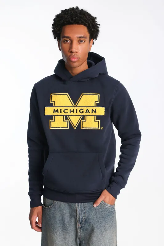 Michigan Wolverines Chenille Logo Hoodie sold by West49