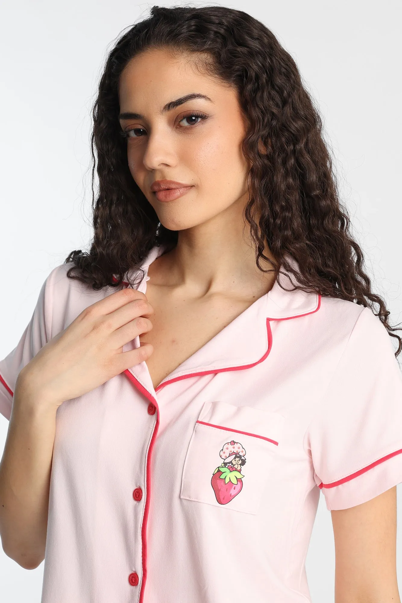 Strawberry Shortcake Pajama Shirt & Shorts 2-Piece Set sold by West49 product image thumbnail 2