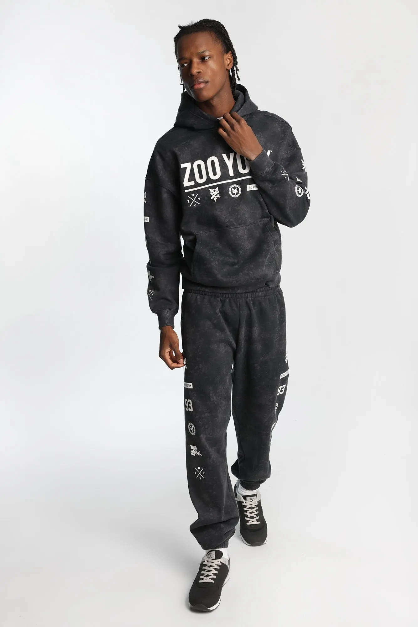 Jogger en molleton imprimé délavé Zoo York sold by West49 product image thumbnail 5
