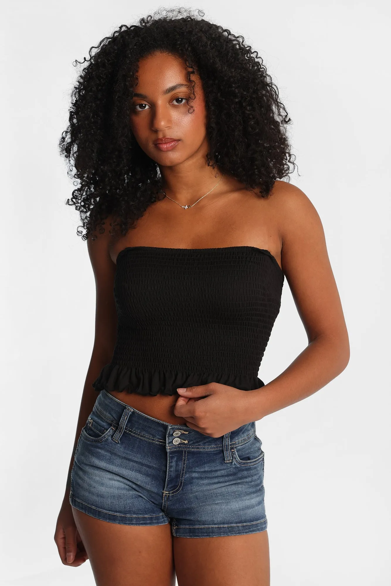 Haut bandeau smocké ultra-doux sold by West49 product image thumbnail 3