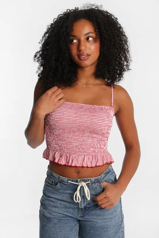 Haut bandeau smocké ultra-doux made by Bluenotes