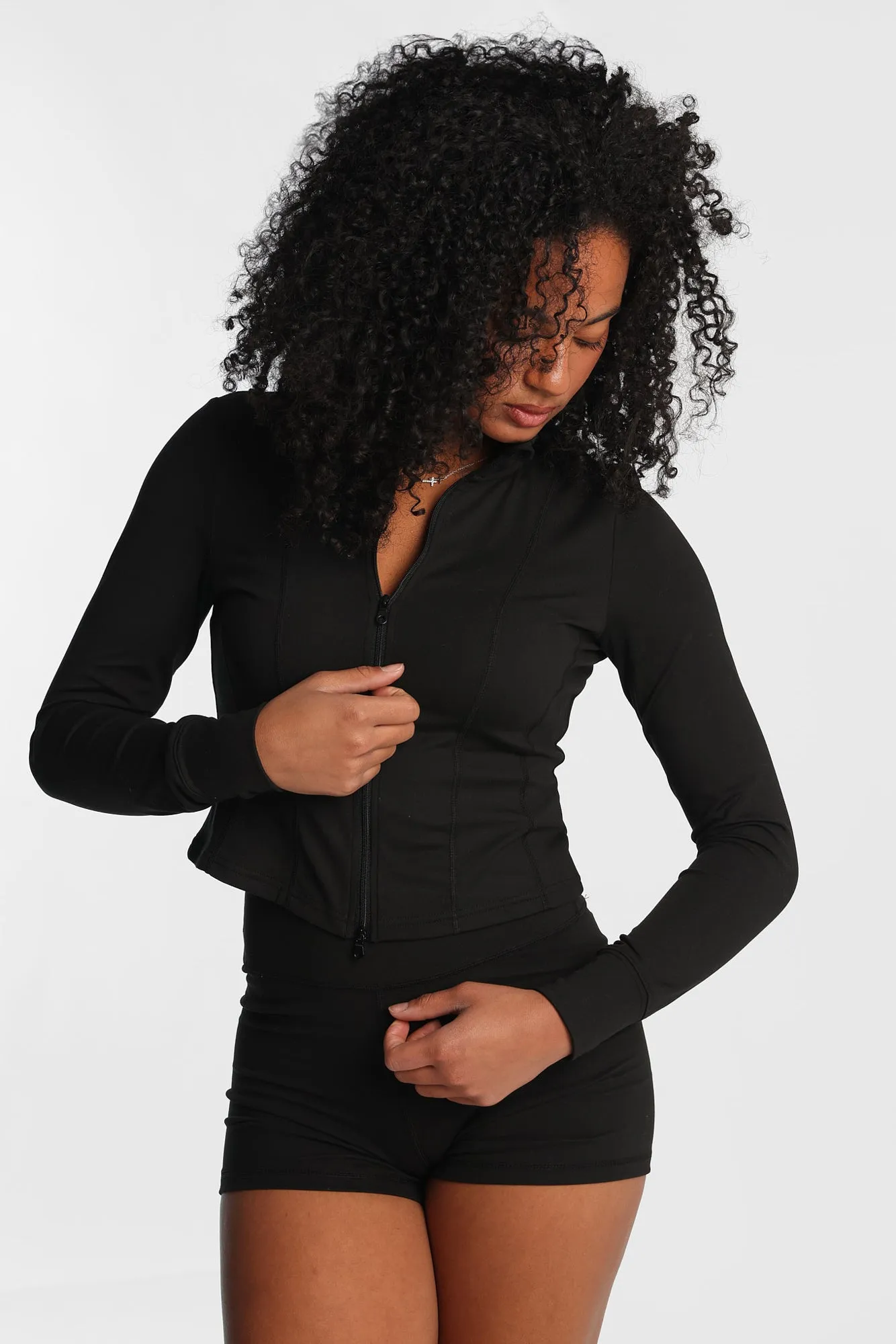 Super Smooth Zip-Up Skimmer Jacket sold by West49 product image thumbnail 2