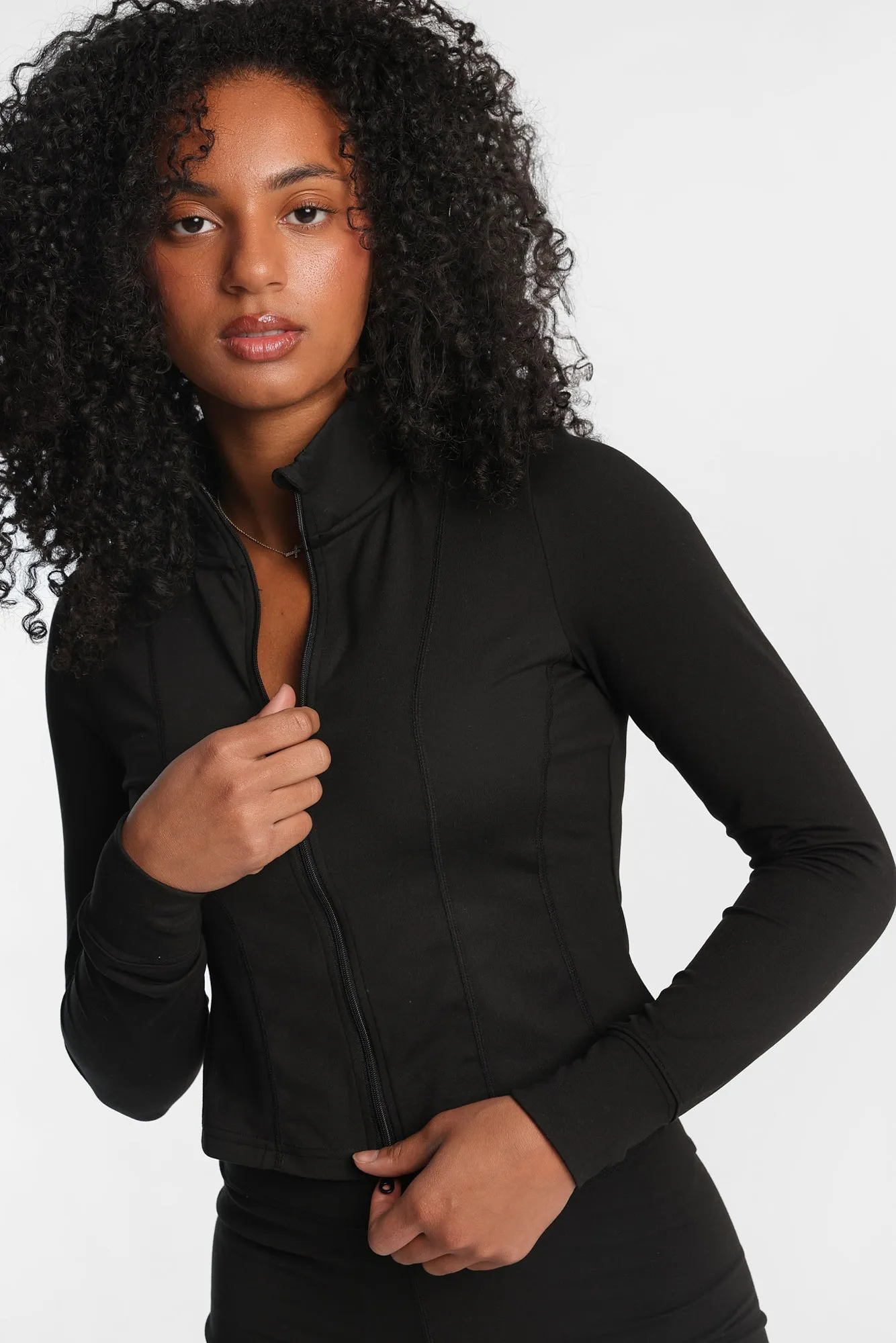 Super Smooth Zip-Up Skimmer Jacket sold by West49 product image thumbnail 3
