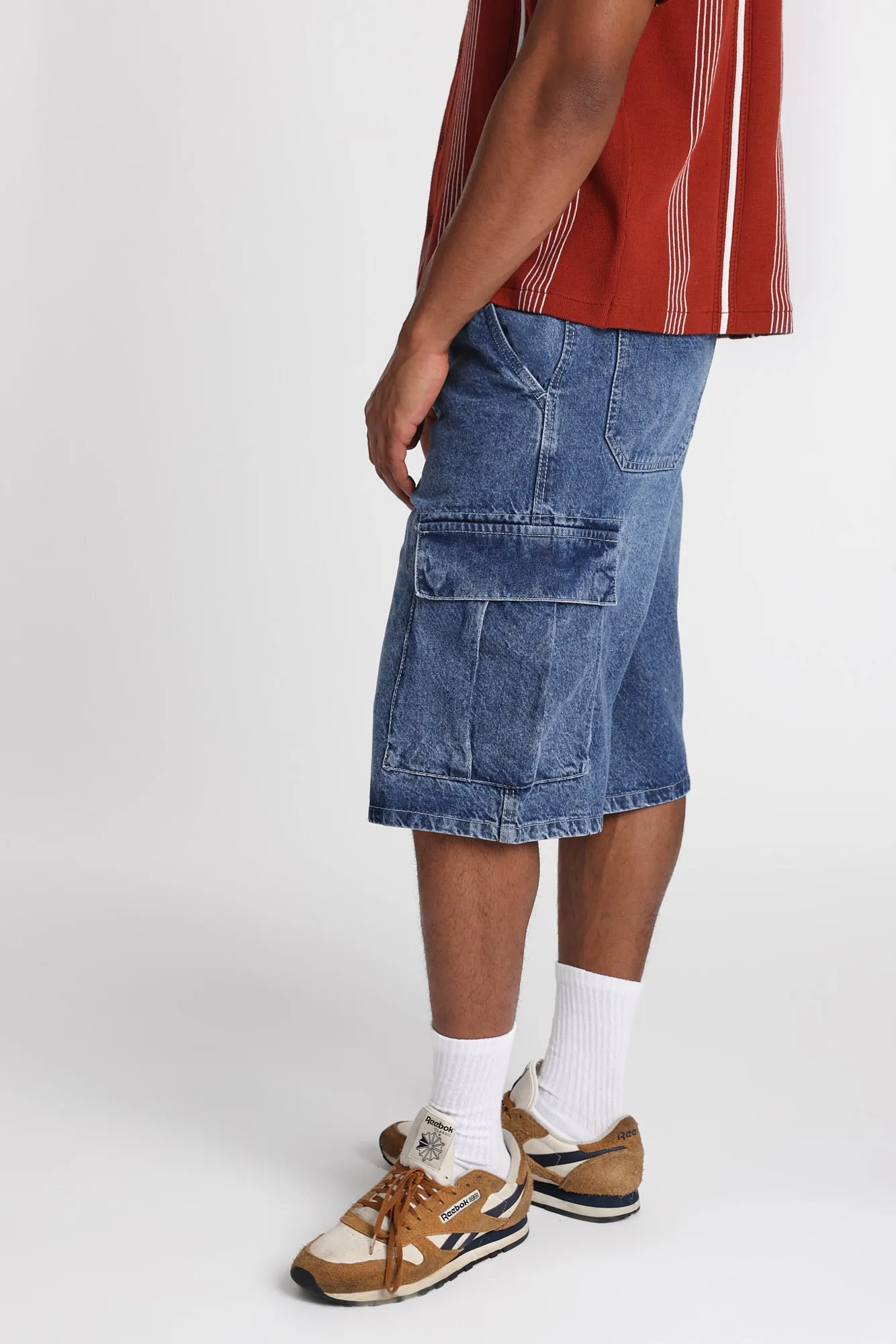 Short cargo en denim ample sold by West49 product image thumbnail 5