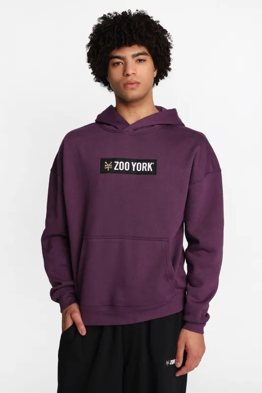 Zoo York Embroidered Box Logo Hoodie made by West49