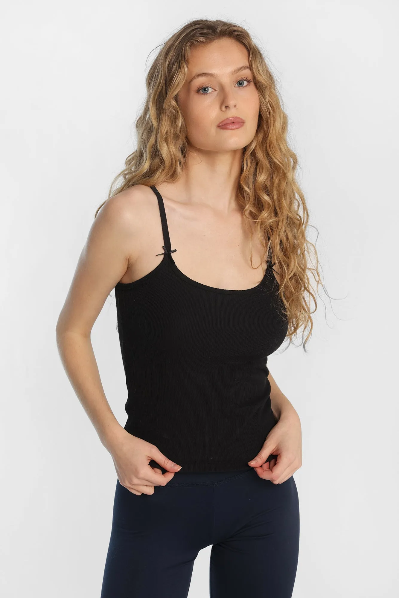 AERO Ribbed Knit Scoop Neck Camisole sold by West49 product image thumbnail 2