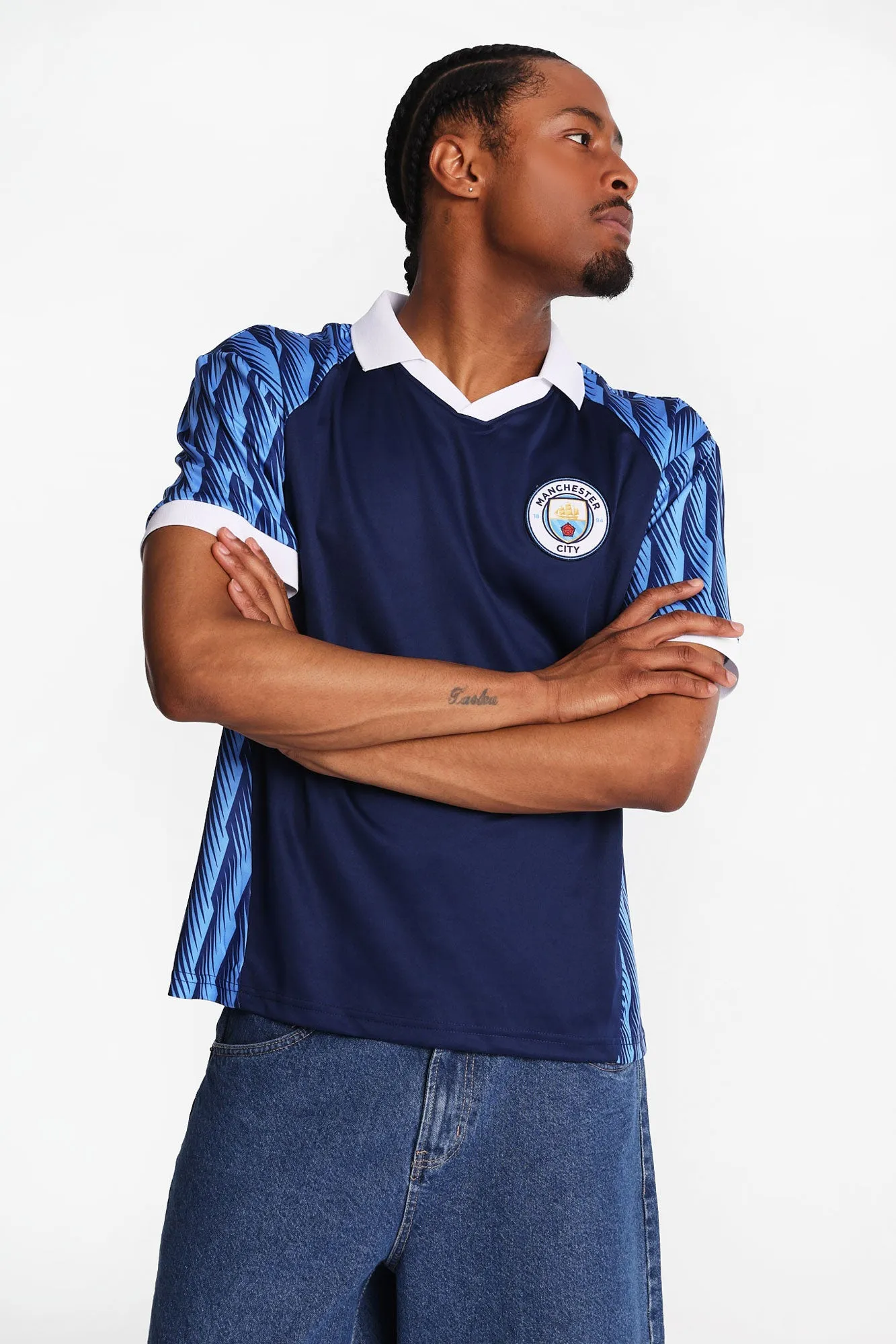 Manchester City Football Club Boxy Soccer Jersey sold by West49