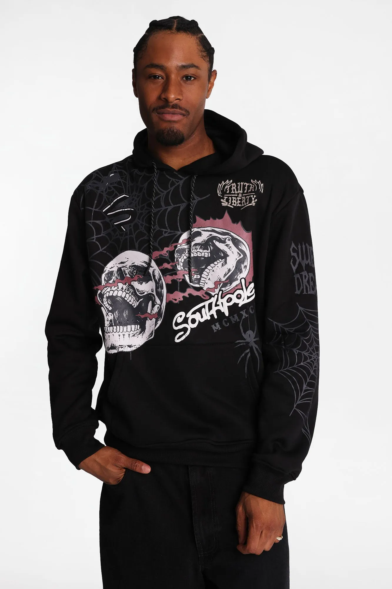 Haut à capuchon imprimé toile d'araignée Southpole sold by West49 product image thumbnail 2