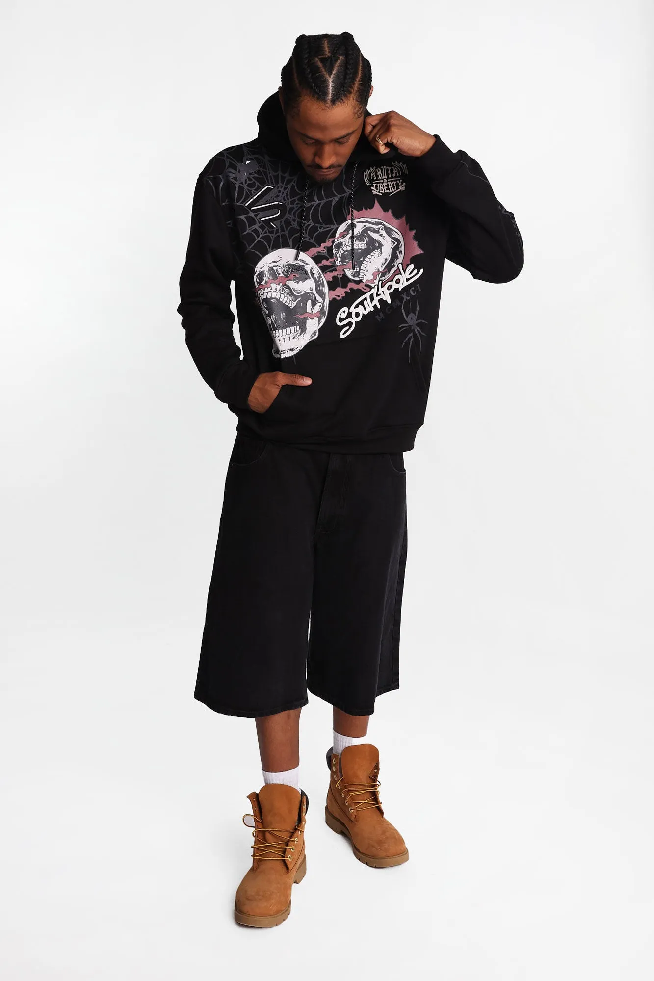 Haut à capuchon imprimé toile d'araignée Southpole sold by West49 product image thumbnail 5