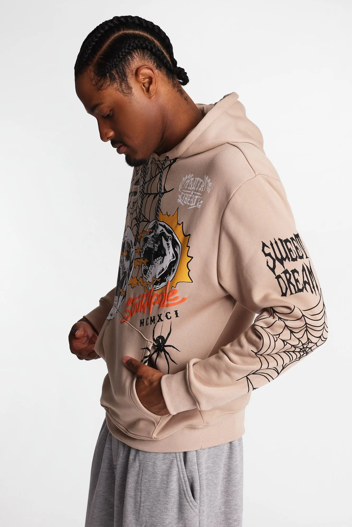 Southpole Spider Web Graphic Hoodie sold by West49 product image thumbnail 4