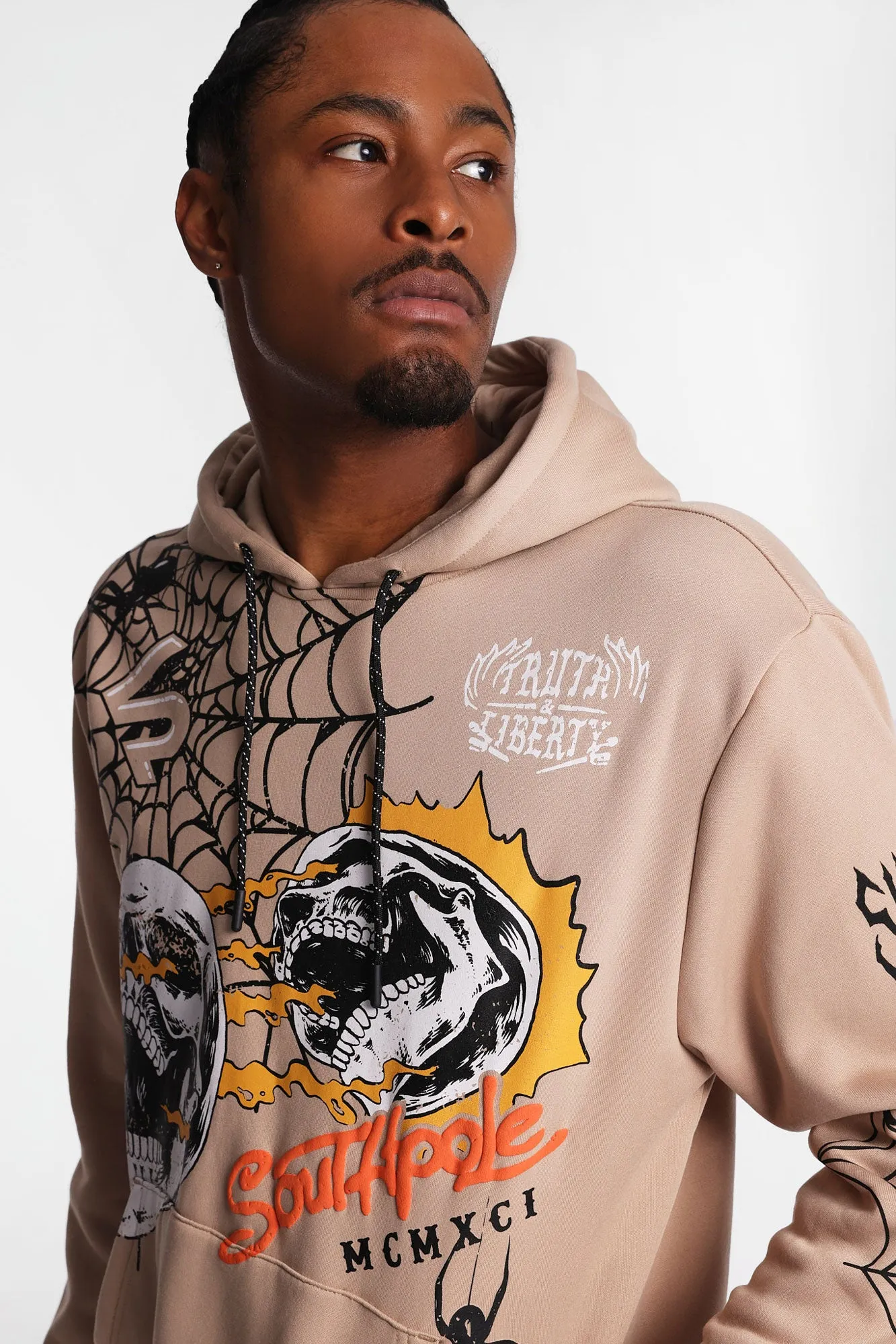 Southpole Spider Web Graphic Hoodie sold by West49 product image thumbnail 2