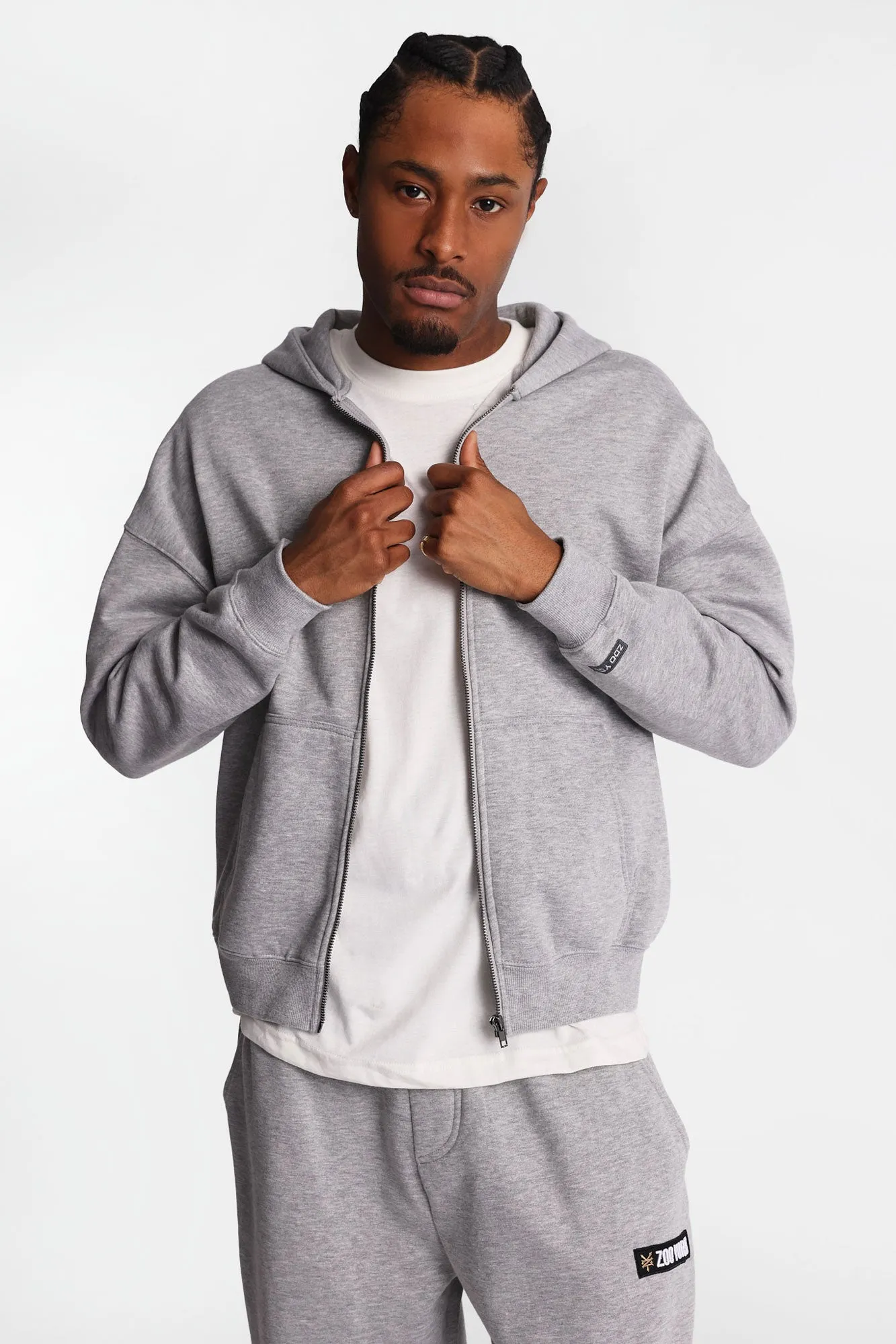 Zoo York Solid Zip-Up Hoodie sold by West49