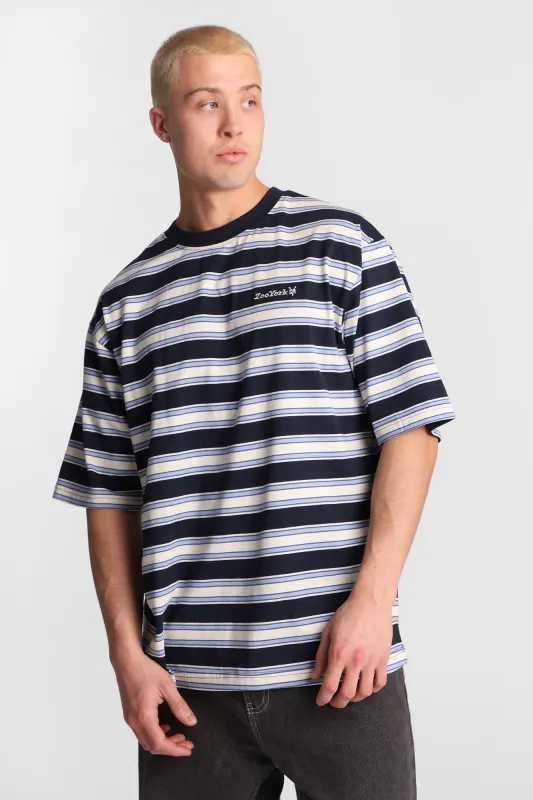 T-shirt surdimensionné rayé Zoo York made by Zoo York