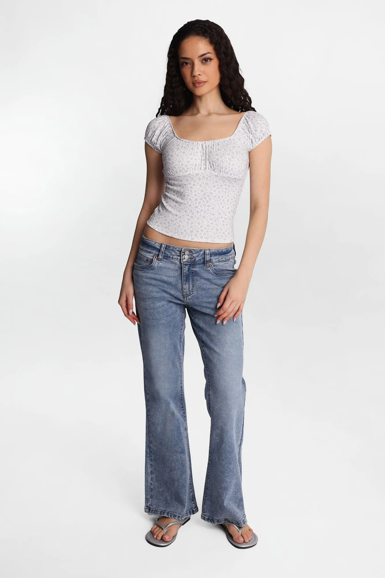 Jeans évasé taille basse AERO sold by West49 product image thumbnail 4