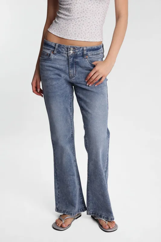 Jeans évasé taille basse AERO made by Aeropostale