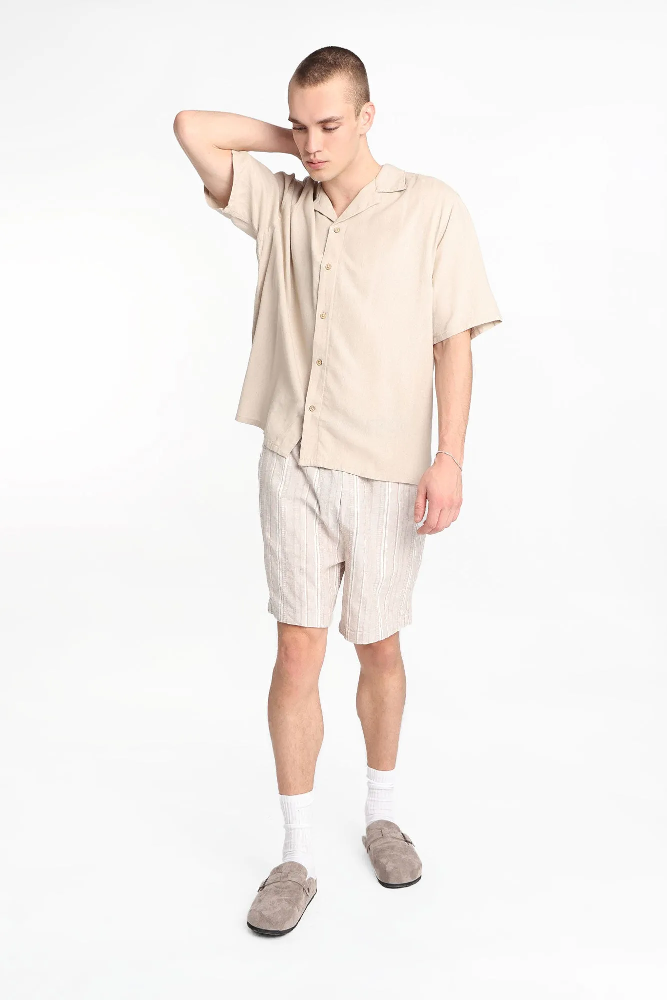 Multi-Striped Textured Shorts sold by West49 product image thumbnail 4