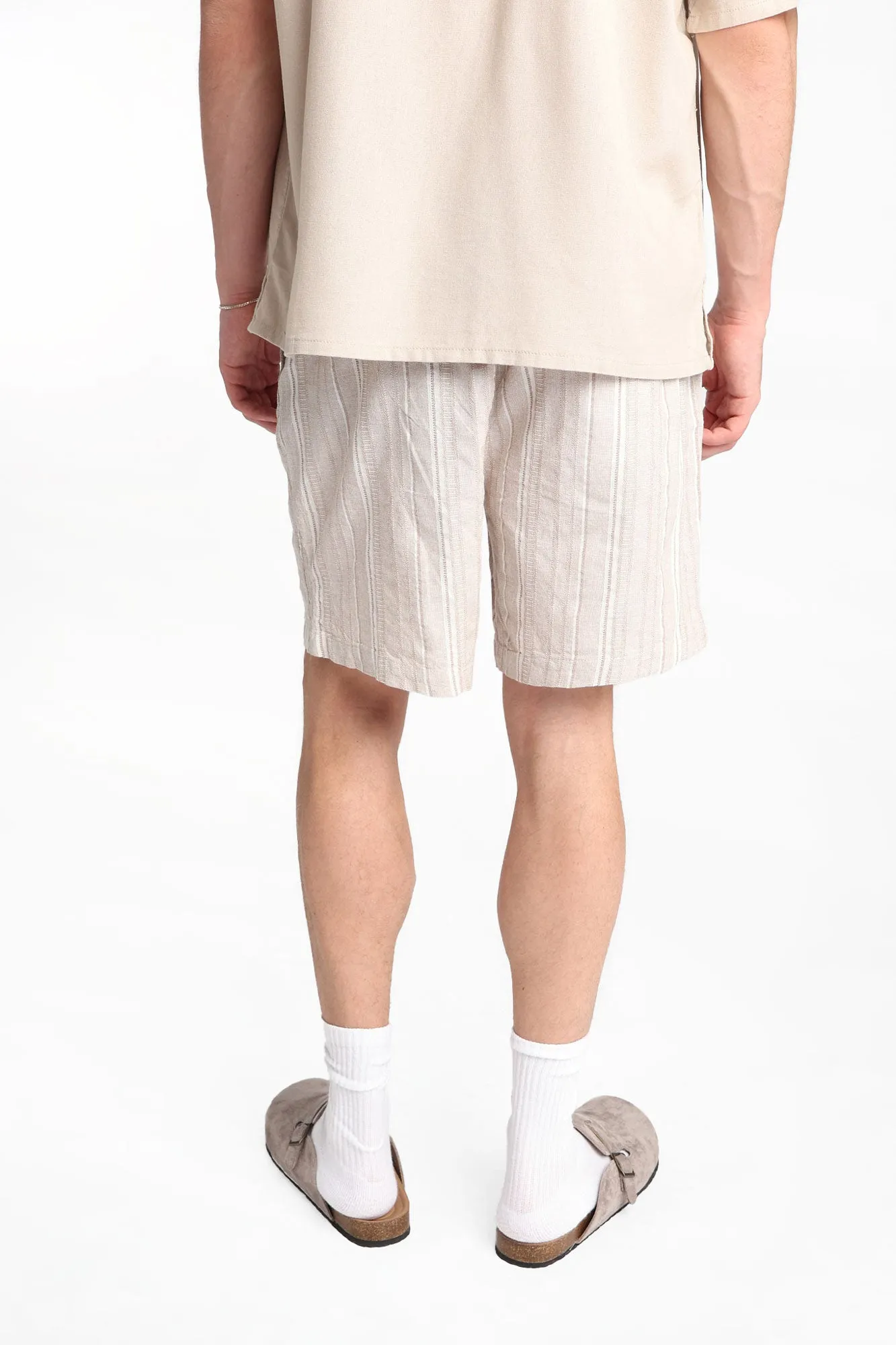 Multi-Striped Textured Shorts sold by West49 product image thumbnail 3